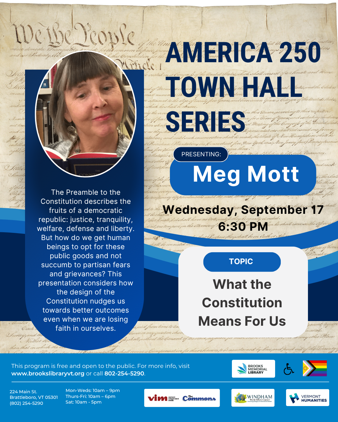 “What the Constitution Means For Us”