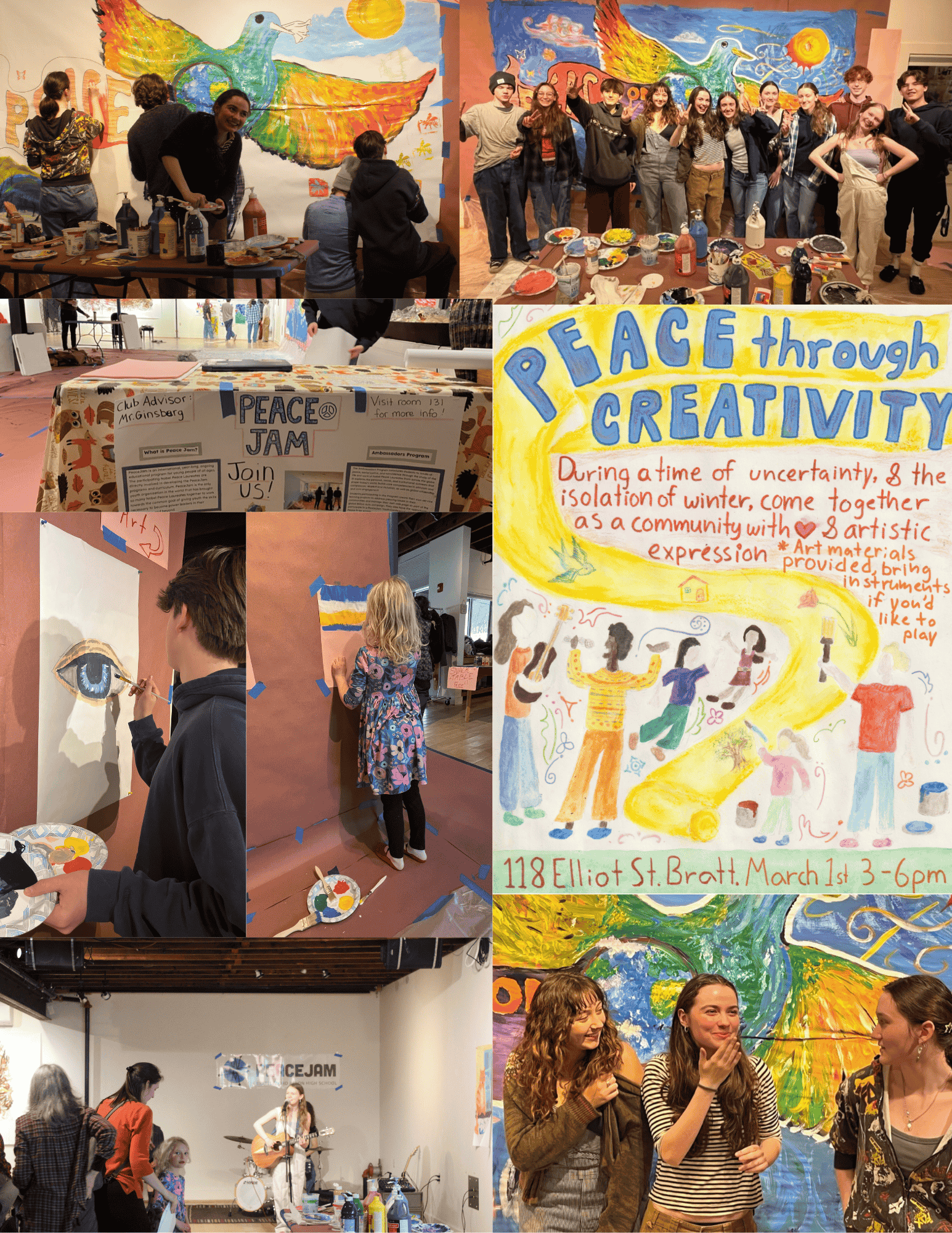 Members & Friends Salon:    A Conversation with the Students of Peace Jam